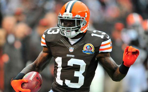 Cleveland WR Josh Gordan will miss two games next season and be fined four game checks. (Photo by David Dermer/Diamond Images/Getty Images)